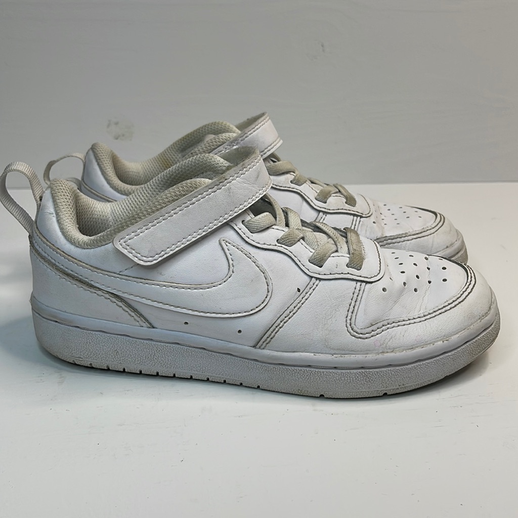Nike Court Borough Low 2 White Sneakers Youth Size 1